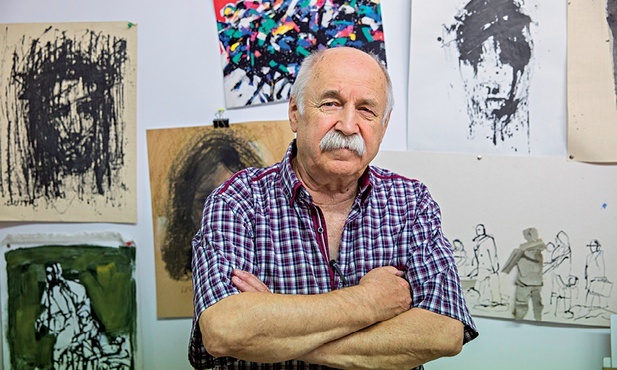 Bogusław Lustyk (ur. w 1940 r.) uprawia malarstwo, rzeźbę i grafikę użytkową.