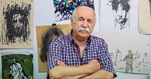 Bogusław Lustyk (ur. w 1940 r.) uprawia malarstwo, rzeźbę i grafikę użytkową.