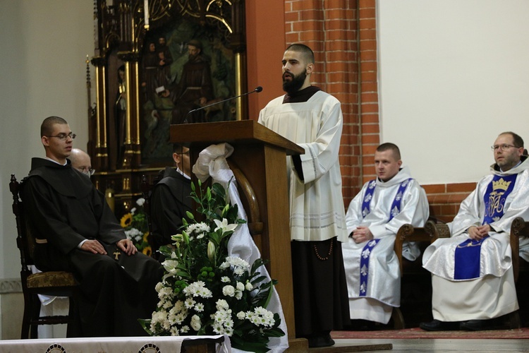 Śluby wieczyste braci franciszkanów na wrocławskich Karłowicach