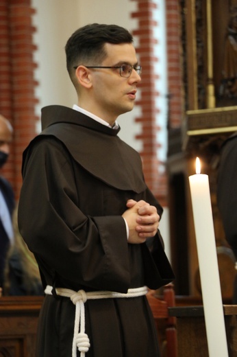 Śluby wieczyste braci franciszkanów na wrocławskich Karłowicach