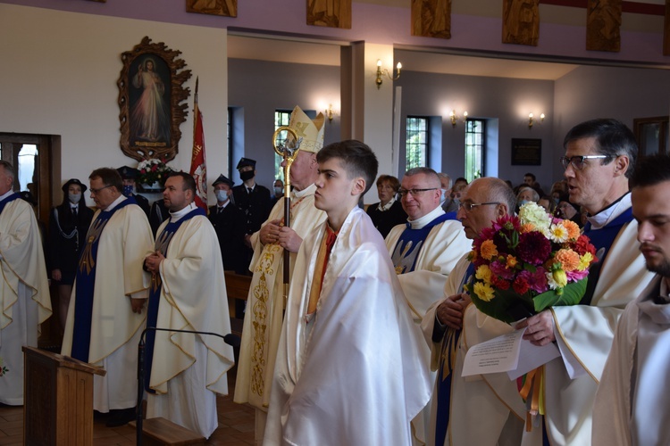 Wprowadzenie relikwii św. Jana Pawła II - Boczki Chełmońskie