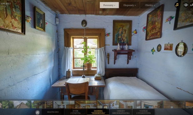 Zwiedzanie bez wychodzenia z domu proponuje Muzeum Wsi Lubelskiej.
