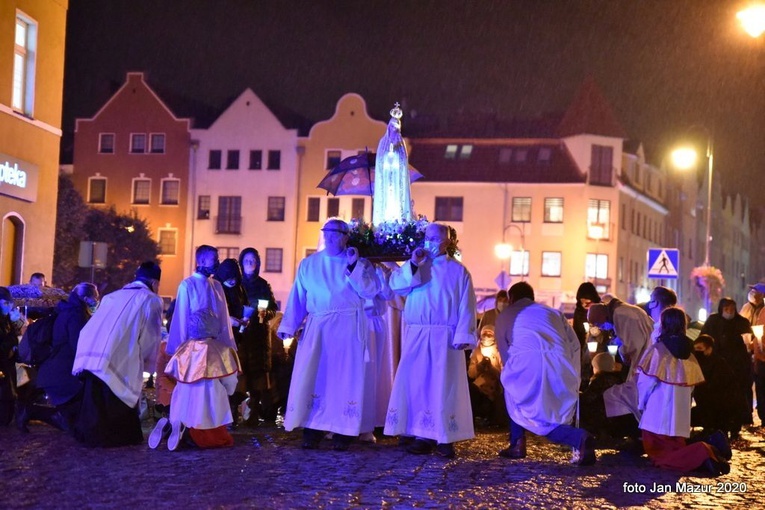 Nabożeństwo fatimskie w Żaganiu