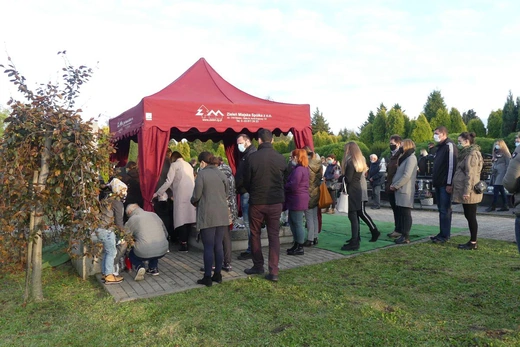 Pogrzeb dzieci nienarodzonych w Bielsku-Białej Kamienicy