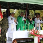 Poświęcenie pomnika por. Stanisława Kopika "Zemsty" na Zapolance w Złatnej