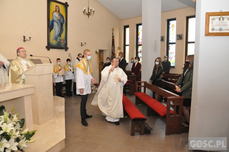 Podmokle. Poświęcenie kościoła.