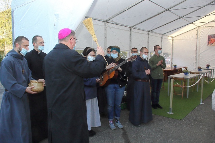 Otwarcie pawilonu-jadalni przy Domu Miłosierdzia w Koszalinie