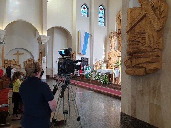 Gorzów Wlkp. Msza św. tranmistowana przez TVP3 Gorzów Wlkp.