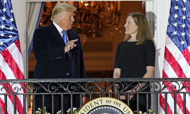 Amy Coney Barrett zaprzysiężona do Sądu Najwyższego USA