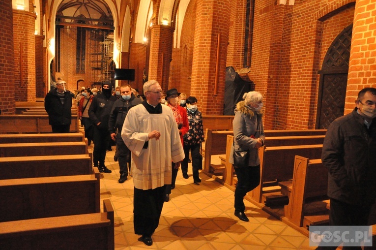 Modlitwa w gorzowskiej katedrze