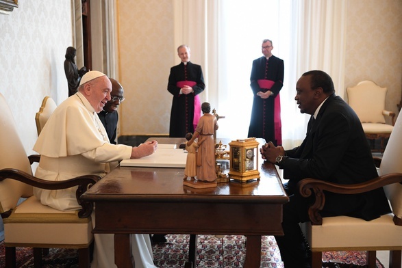 Franciszek przyjął prezydenta Kenii