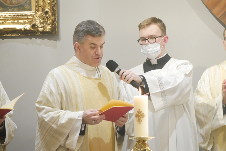 Biskup Jacek Jezierski w Gdańskim Seminarium Duchownym