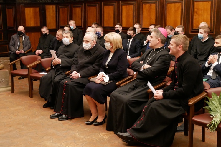 Biskup Jacek Jezierski w Gdańskim Seminarium Duchownym