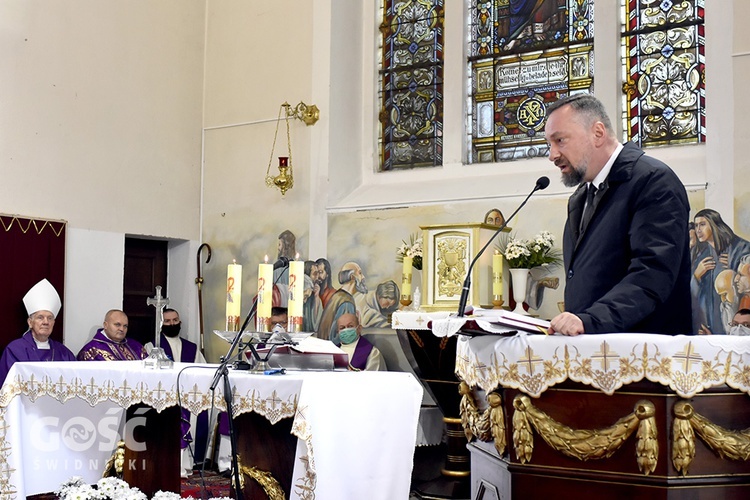 Pożegnanie ks. Piotra Mycana w parafii św. Mikołaja w Kaczorowie