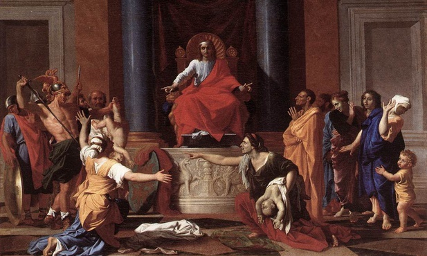 Nicolas Pousin, Sąd Salomana.