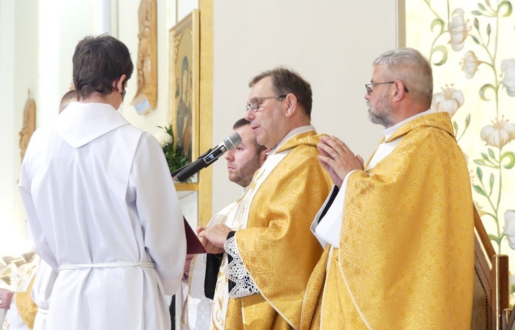 Wprowadzenie relikwii św. Jozafata do kościoła św. Józefa na Złotych Łanach