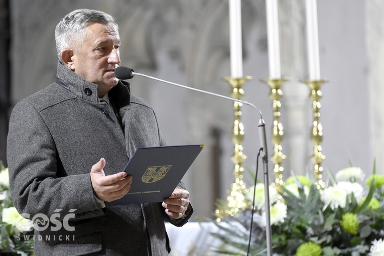 Pogrzeb Jerzego Krzywdy, przewodniczącego strzegomskiej rady parafialnej