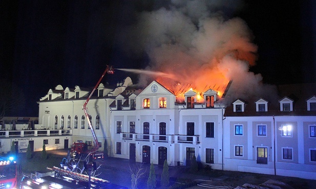 Pożar domu pielgrzyma w Kodniu