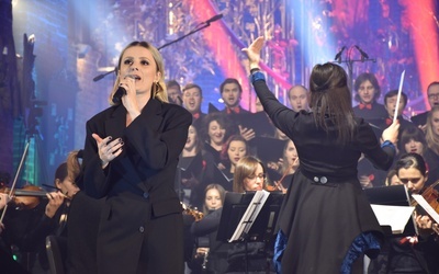 Halina Mlynkova w czasie występu.