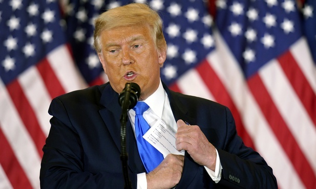 Trump: Biden wygrał, gdyż wybory zostały sfałszowane