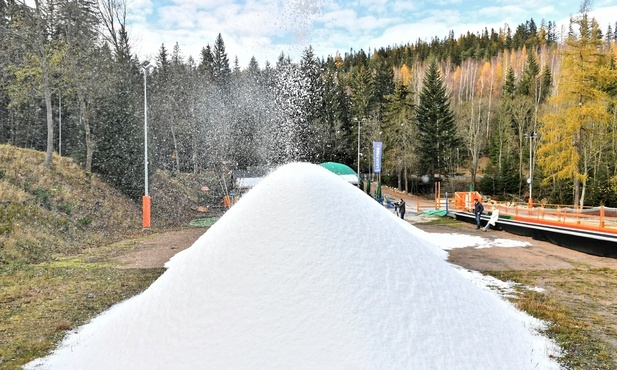 Śnieg w Karpaczu