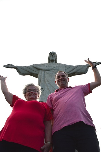 Na wzgórzu Corcovado.