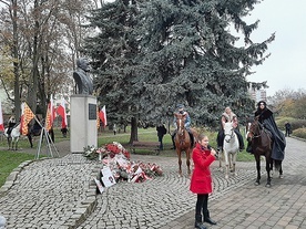 W parku można było m.in. posłuchać piosenek patriotycznych czy zobaczyć grupy rekonstrukcyjne na koniach.