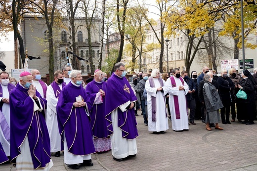 Msza pogrzebowa ks. prał. Huberta Nalewai