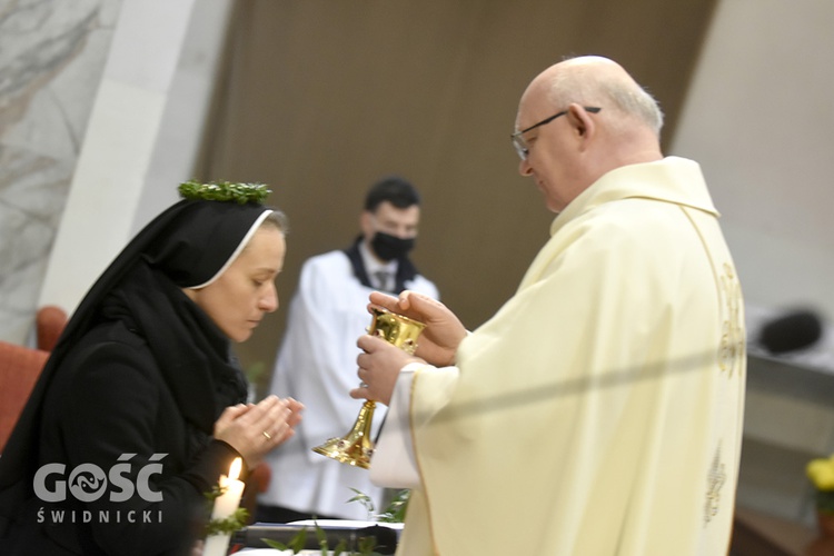 Pielgrzymka dziękczynna marianek i profesja wieczysta s. Racheli