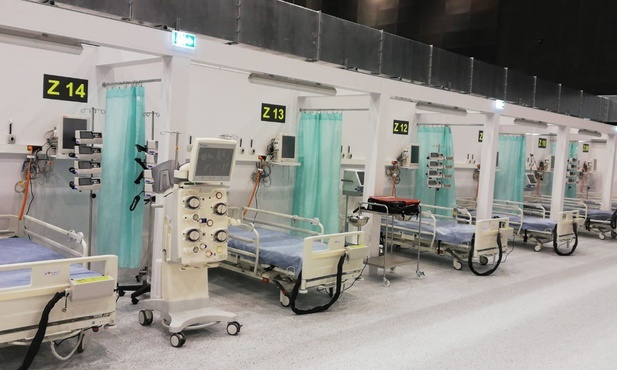 Katowice. Szpital tymczasowy z intensywną terapią