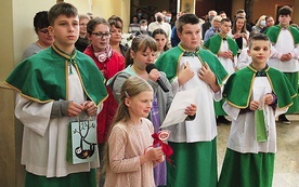 Najmłodsi z parafii salwatoriańskiej też chcą pomóc ubogim.