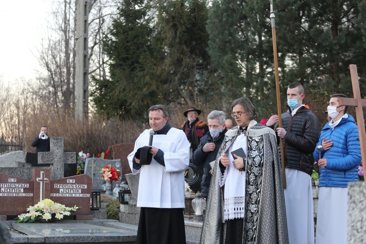 Pogrzeb śp. Stanisława Kwaśnego w Mesznej 