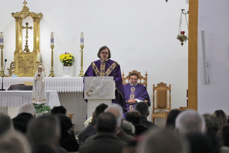 Pogrzeb śp. Stanisława Kwaśnego w Mesznej 