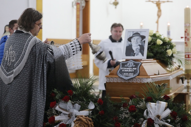 Pogrzeb śp. Stanisława Kwaśnego w Mesznej 