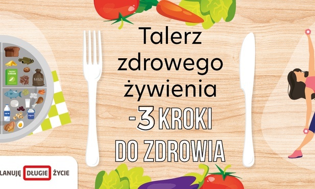 Talerz zdrowego żywienia - trzy kroki do zdrowia