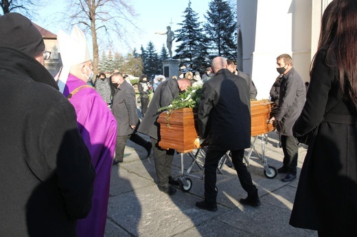 Pogrzeb Jana Bierówki w Bielsku-Białej Komorowicach