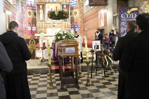 Pogrzeb Jana Bierówki w Bielsku-Białej Komorowicach