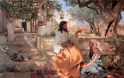 Jezus w domu Marii i Marty, obraz Henryka Siemiradzkiego.