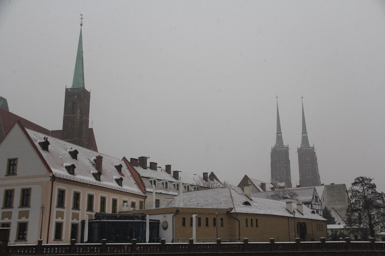 Zimowy Wrocław