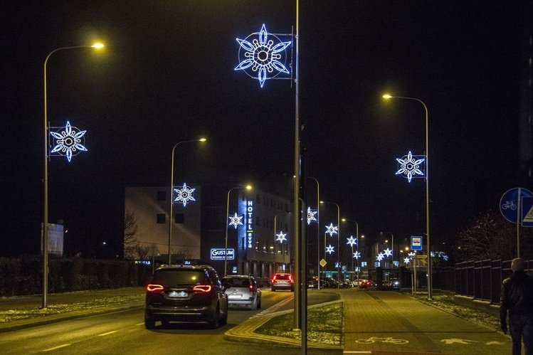 Świąteczne dekoracje w Tarnobrzegu