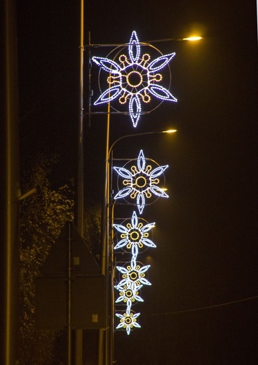 Świąteczne dekoracje w Tarnobrzegu