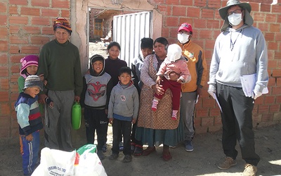 W czasie pandemii werbiści w Boliwii docierają z pomocą dla ubogich.