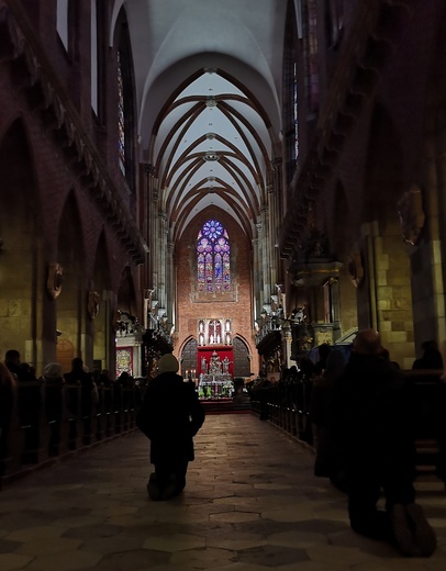 Godzina Łaski w katedrze wrocławskiej. Czuwanie z Niepokalaną