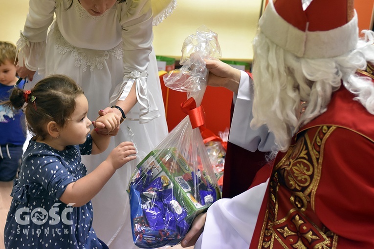 Wizyta św. Mikołaja w przedszkolu sióstr prezentek