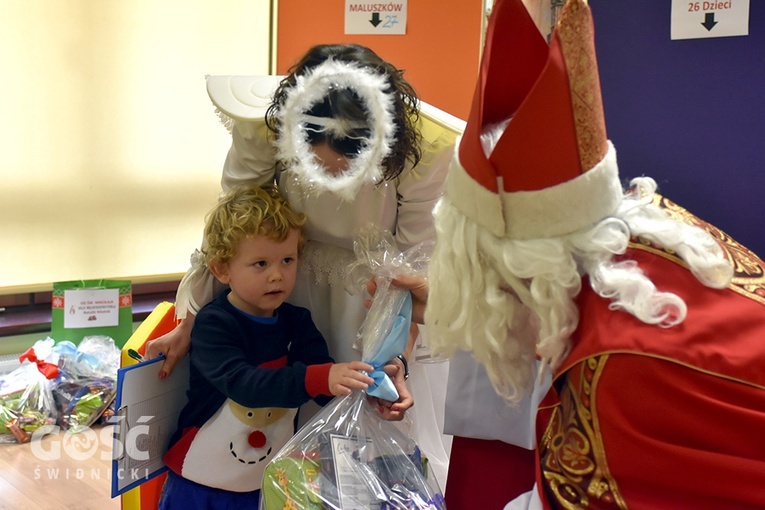 Wizyta św. Mikołaja w przedszkolu sióstr prezentek
