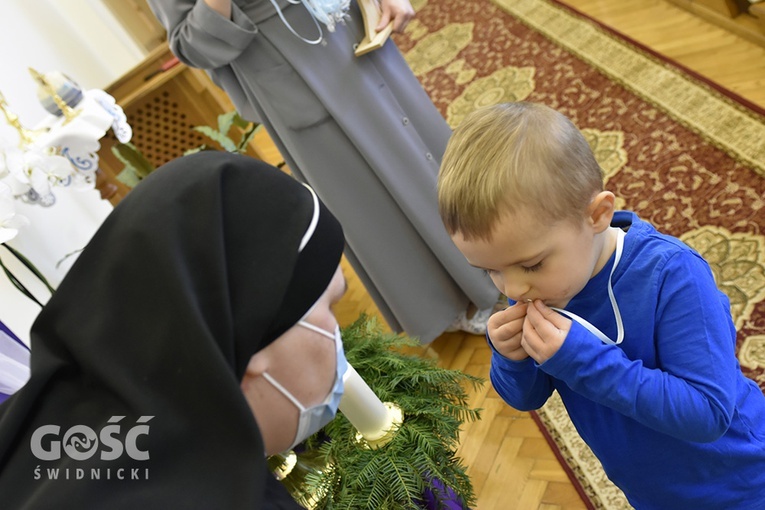 Wizyta św. Mikołaja w przedszkolu sióstr prezentek