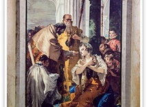 Giovanni Battista TiepoloKomunia św. Łucji olej na płótnie, 1746kościół dei Santi Apostoli Wenecja