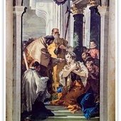 Giovanni Battista TiepoloKomunia św. Łucji olej na płótnie, 1746kościół dei Santi Apostoli Wenecja