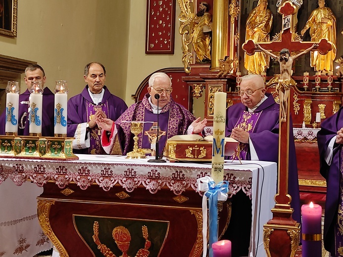 Trzciana k. Bochni. Pogrzeb śp. ks. Dionizego Łyducha