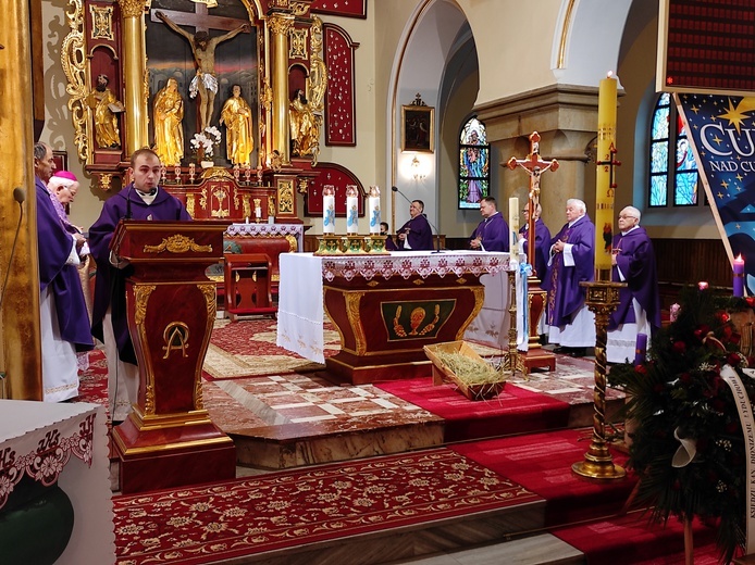 Trzciana k. Bochni. Pogrzeb śp. ks. Dionizego Łyducha